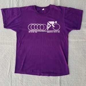 Vintage 1986 Ms 150 Bike tour Tshirt